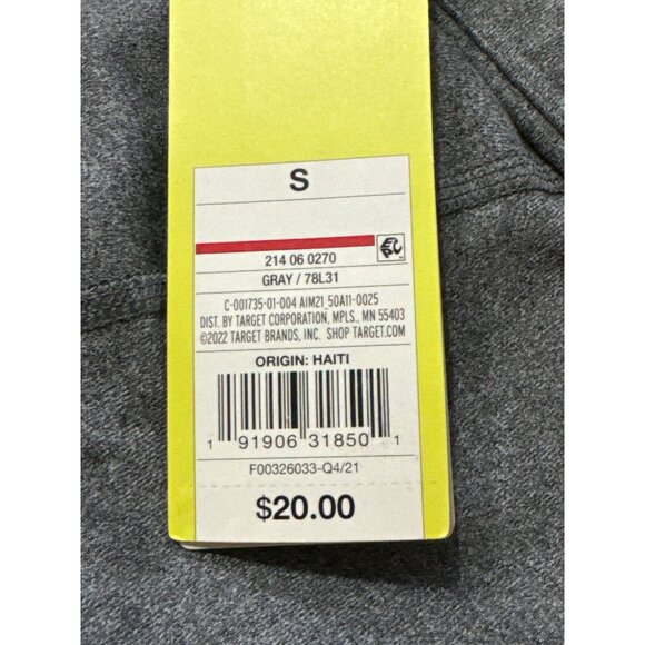 Small - Womens Simplicity Mid-Rise Capri Leggings 20" - All In Motion - Gray - Picture 5 of 10